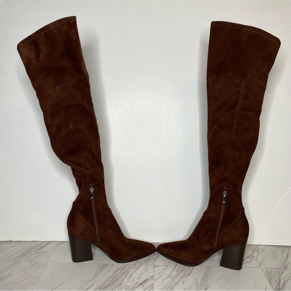 Marc Fisher Onyse Brown Over The Knee Boot 9M